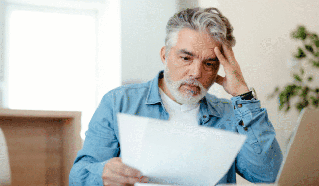 Tacoma homeowner reviewing a high winter energy bill