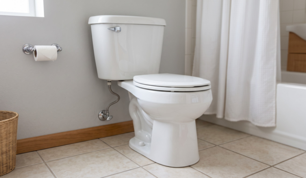 Running toilet in a Western Washington home bathroom