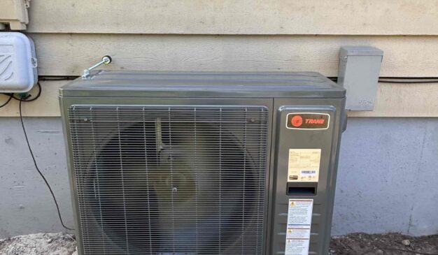 New Trane heat pump and furnace installed for a Tacoma heat pump installation project