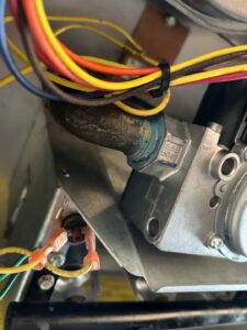 Furnace gas valve and wiring, a common cause of furnace flame color problems
